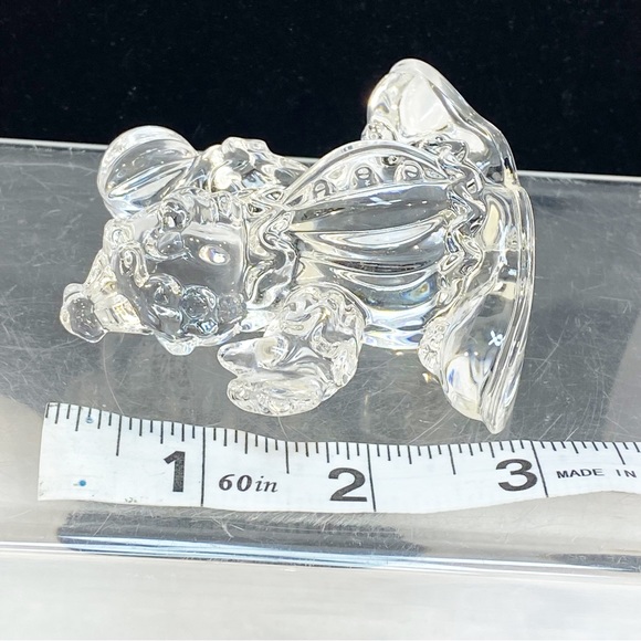 Clown Crystal Princess House Rocking 24% Circus Clear Art Glass Germany 3” x 3” - Picture 6 of 11